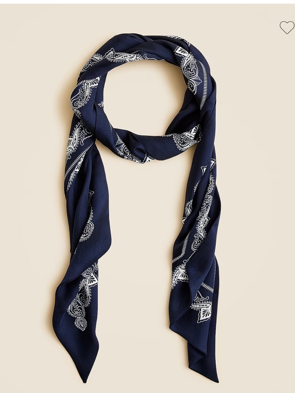 JCrew  Printed silk scarf